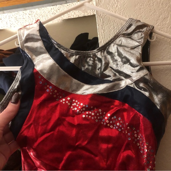 GK red leotard - Picture 2 of 5